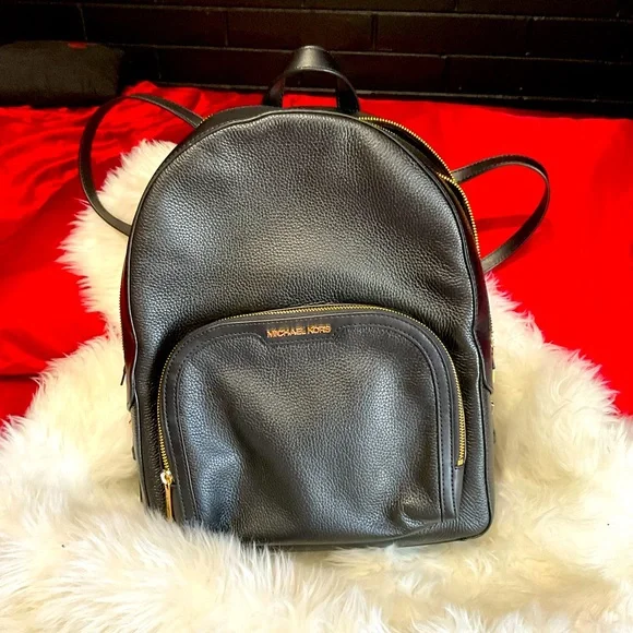 Michael Kors Collection | Bags | Nwot Black Pebbled Soft 